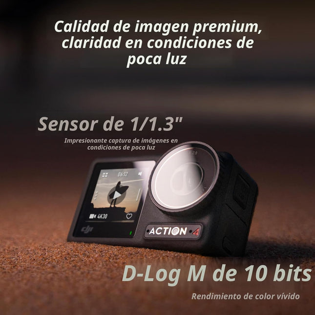 DJI Osmo Action 4 – Cámara acción 4k