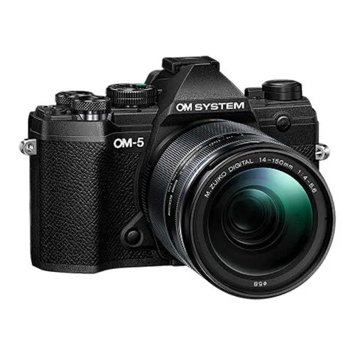 OM System OM-5 con 14-150mm F4-5.6 II – Kit de cámara mirrorless y objetivo (negro)