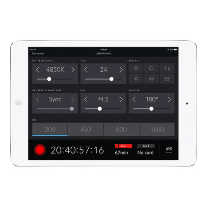 Blackmagic URSA Mini Pro 4.6K G2 – Cámara de cine de Super 35mm (cuerpo)